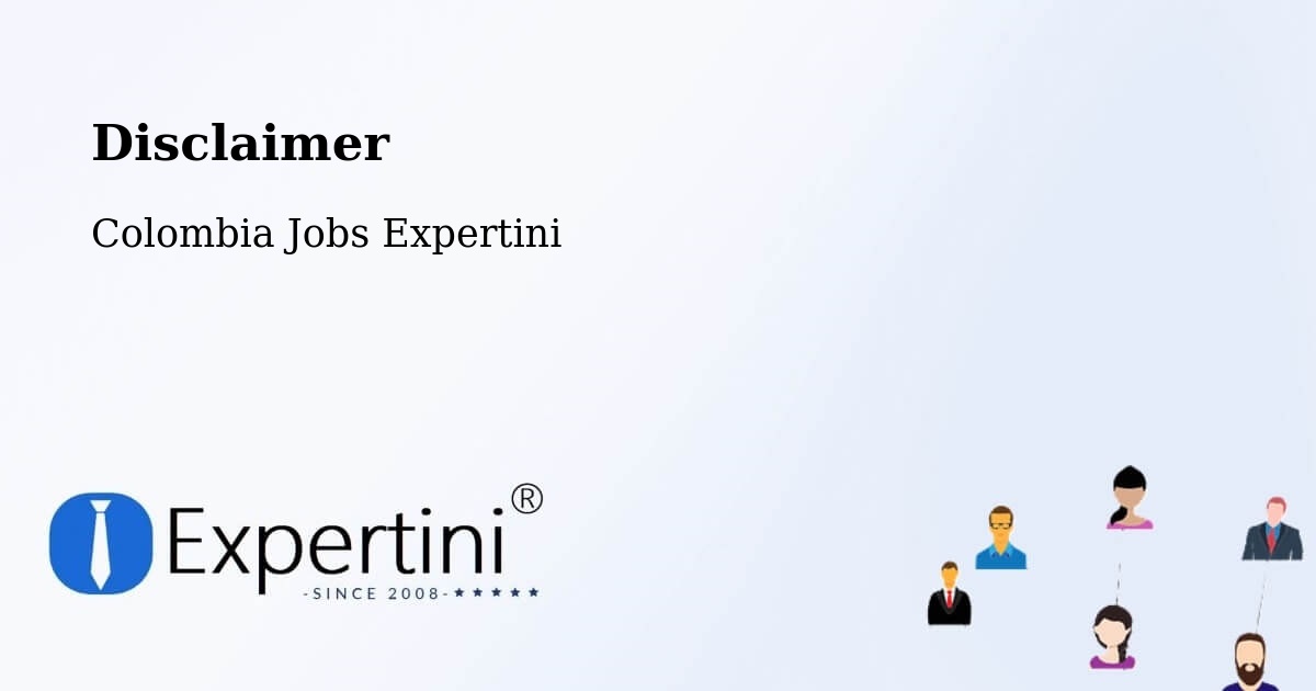 Disclaimer – Uribia - Colombia Jobs Expertini