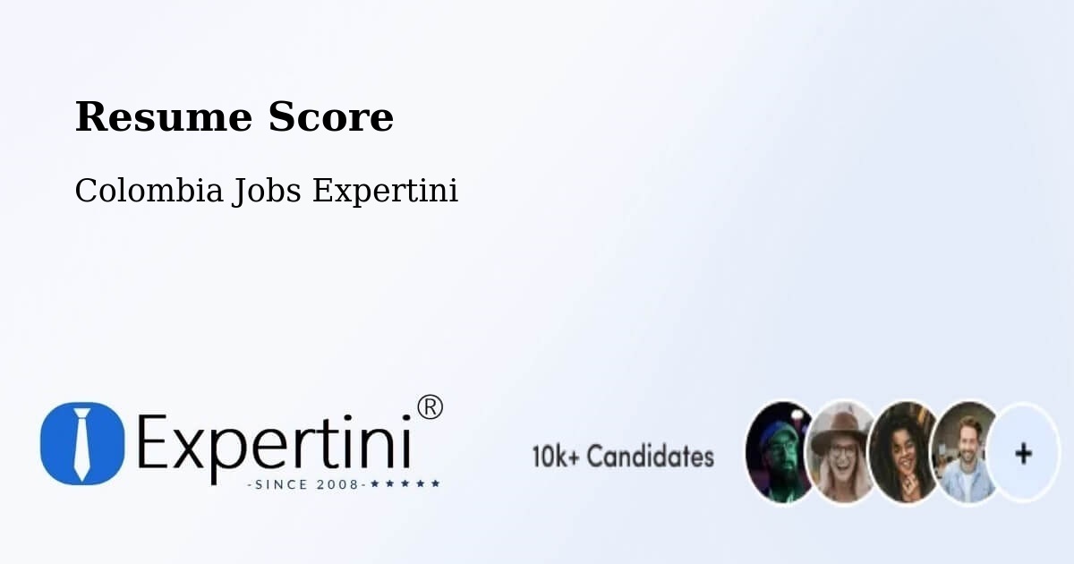 Resume Score & Job Description Match Tool – Uribia - Colombia Jobs Expertini